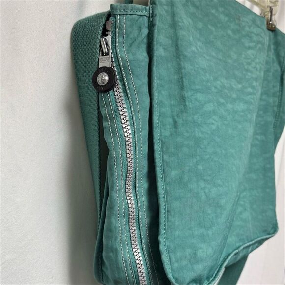 Kipling Expandable Teal Satchel - Picture 3 of 6